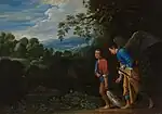 Artiste inconnu - L'Archange Raphaël et Tobie (XVIIe siècle)