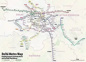 Image illustrative de l’article Métro de Delhi