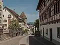 Rapperswil-Jona, Brenyhaus (=musée) dans la rue