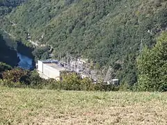 La centrale hydroélectrique du Pouget.