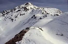 Vue hivernale du Rastkogel.