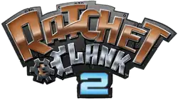 Ratchet & Clank 2 est écrit sur trois lignes.