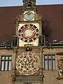 Heilbronn, horloge astronomique de l'hôtel de ville.