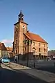 Photographie de l'hôtel de ville d'Obrzycko.