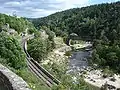 Allier, chemin de fer, château de Jonchères