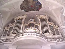 Ravensbourg, Klosterkirche, orgue de Johann Nepomuk Holzhey.