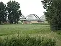 Ravenstein, pont du chemin de fer sur la Meuse