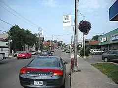 La rue Queen à Rawdon.