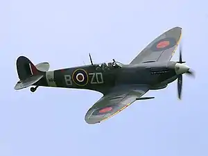 Supermarine Spitfire anglais.