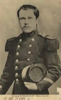 Caporal Poincaré lors de son service militaire.