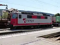 Locomotive Re 4/4 n°503 en gare de Sentier-Orient