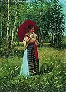 «La lecture de la lettre», 1892.  Musée des beaux-arts de Soumy, Ukraine