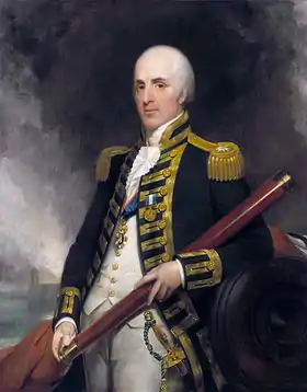 Amiral Alexander John Ball (1757-1809), entre 1805 et 1809.