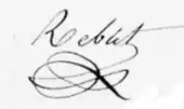 signature de Pierre Rebut