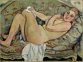 Nu couché (1928), huile sur toile, New York, Metropolitan Museum of Art.