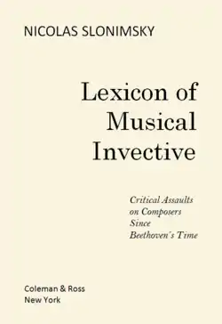 Image illustrative de l’article Lexicon of Musical Invective