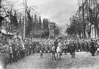 Entrée de l'Armée rouge à Tbilissi, 25 février 1921.