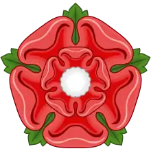 Rose rouge des Lancastre.