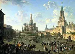 Place Rouge à Moscou (1801)