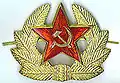 Insigne de casquette soviétique.