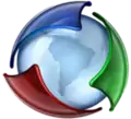 Logo de Rede Record entre 2007 et 2012.
