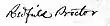 Signature de Redfield Proctor