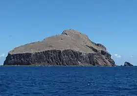 Vue de la côte Est de Redonda.