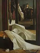 Grigori Soroka : Réflexion dans le miroir, Musée russe (vers 1850)