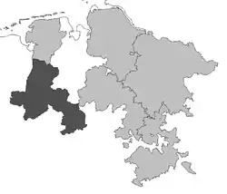 District d'Osnabrück dans la province de Hanovre