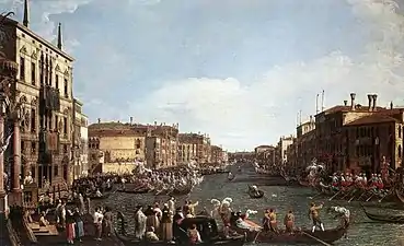 Régate sur le Grand Canal, 1733-1734Royal Collection