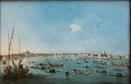 Regate sur le canal della Giudecca, 1784-1789Alte Pinakothek, Munich