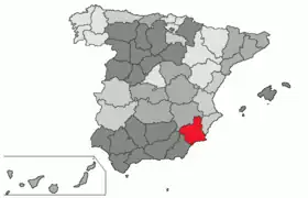 Localisation de Águilas