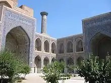 Cour du Registan, Samarcande, Ouzbékistan