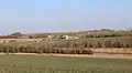 Vue du hameau de la Désolation sur la D 1029 de Saint-Quentin à Guise.