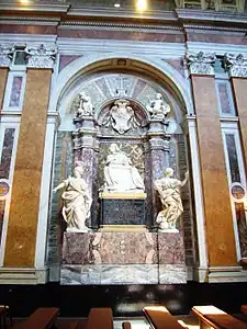 Monument funéraire du cardinal De Luca.