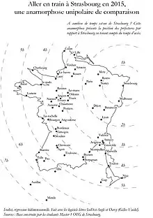 Cartogramme de régression bidimensionnelle