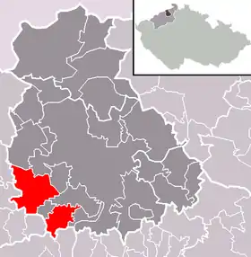 Localisation de Řehlovice