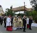 Procession de la Fête-Dieu à Reichenau en Allemagne en 2011.