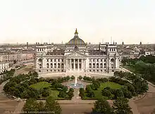 Palais du Reichstag comme il est jusqu'en 1900