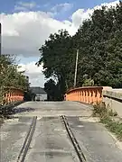 Pont de Vrilly avec rails du CBR