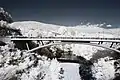 Le nouveau pont en infrarouge