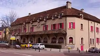 Le restaurant vu de l'extérieur.