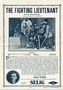 Description de l'image Release flier for THE FIGHTING LIEUTENANT, 1913.jpg.