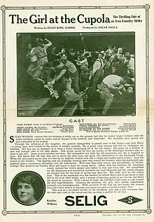 Description de l'image Release flier for THE GIRL AT THE CUPOLA, 1912.jpg.