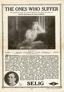 Description de l'image Release flier for THE ONES WHO SUFFER, 1912.jpg.