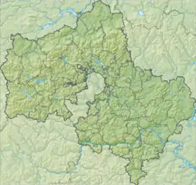 Voir sur la carte topographique de l'oblast de Moscou