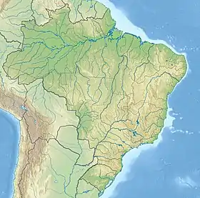Voir sur la carte topographique du Brésil
