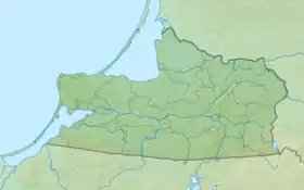Voir sur la carte topographique de l'oblast de Kaliningrad