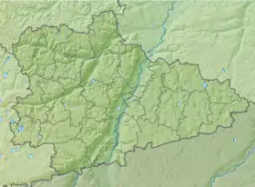 Voir sur la carte topographique de l'oblast de Kourgan