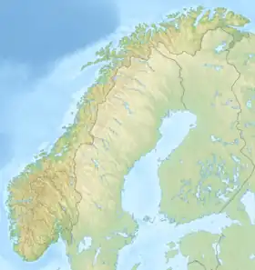 voir sur la carte de Norvège